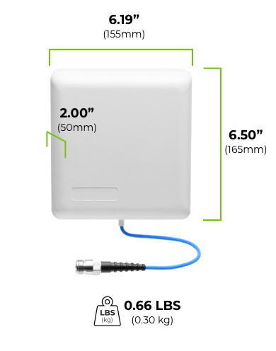 The Cowboy - 50 Ohm Inside Dome Cellular Antenna